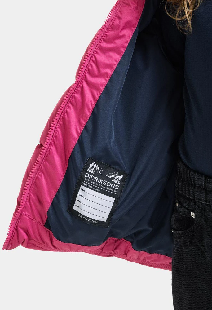 Didriksons žieminė striukė ROXEN KIDS JACKET 2 - Cactus Rožinė (Išankstinis užsakymas)