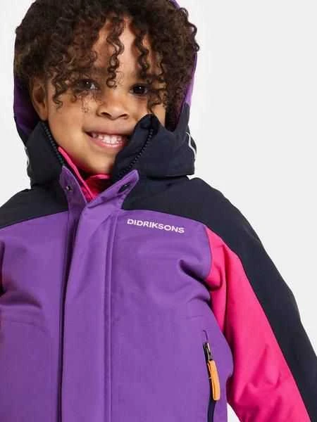 Didriksons žieminė striukė su augimo funkcija NEPTUN KIDS JKT 2 - Disco Violetinė (Yra vietoje)