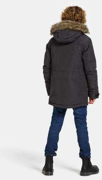 Didriksons žieminė striukė su augimo funkcija - Oxid Kids' Parka Juodas (yra vietoje)