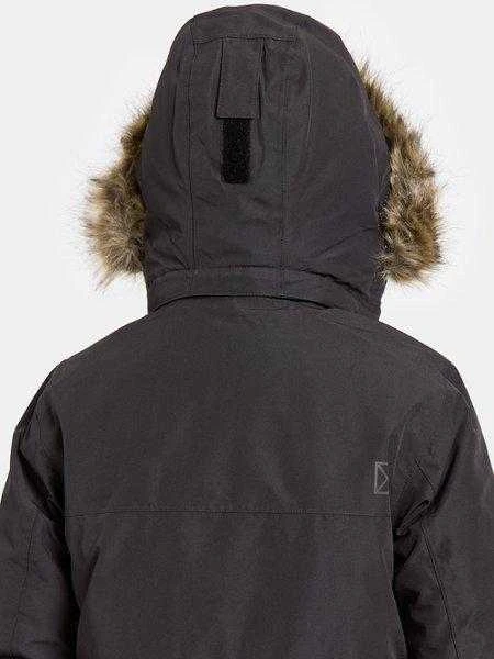 Didriksons žieminė striukė su augimo funkcija - Oxid Kids' Parka Juodas (yra vietoje)