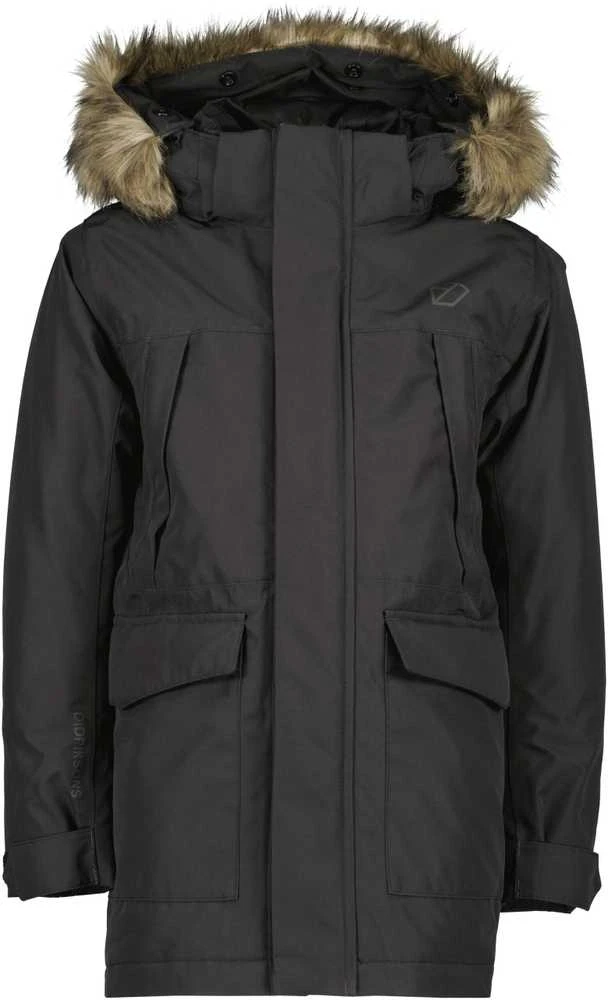 Didriksons žieminė striukė su augimo funkcija - Oxid Kids' Parka Juodas (yra vietoje)