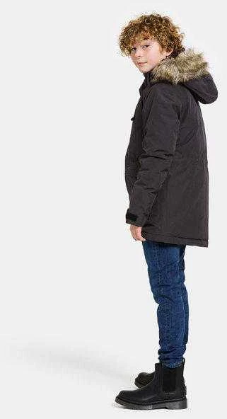 Didriksons žieminė striukė su augimo funkcija - Oxid Kids' Parka Juodas (yra vietoje)