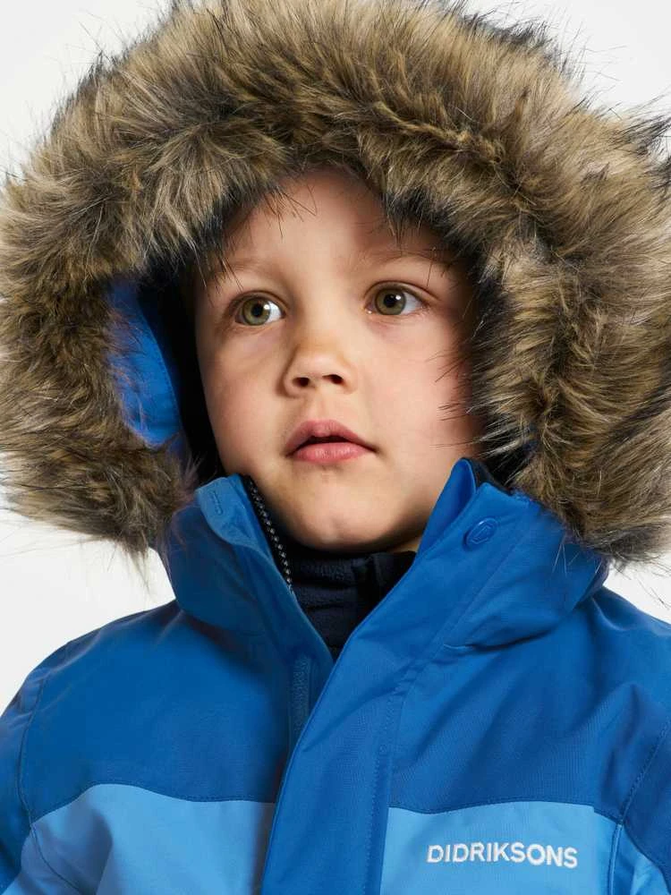 Didriksons žieminė striukė su augimo funkcija - BJÄRVEN KIDS PARKA 2 Classic Mėlyna (yra vietoje)