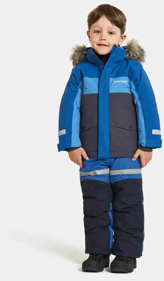 Didriksons žieminė striukė su augimo funkcija - BJÄRVEN KIDS PARKA 2 Classic Mėlyna (yra vietoje)
