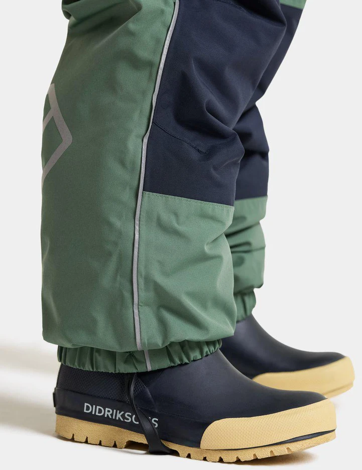 Didriksons žieminės kelnės NARVI KIDS PANT 3 - Dark Moss (Išankstinis užsakymas)