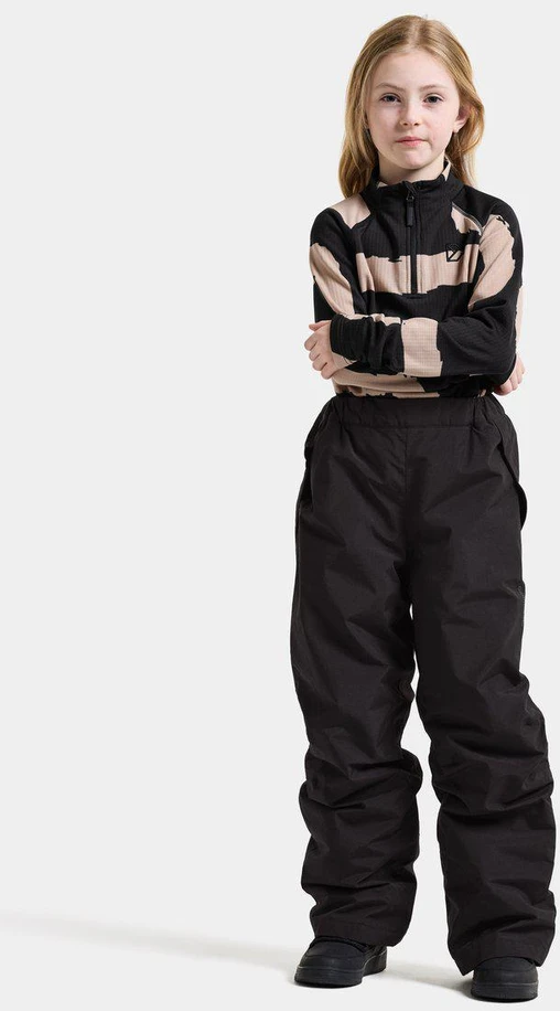 Didriksons žieminės kelnės PERLIT KIDS PANTS 2 - Juodas (Išankstinis užsakymas)