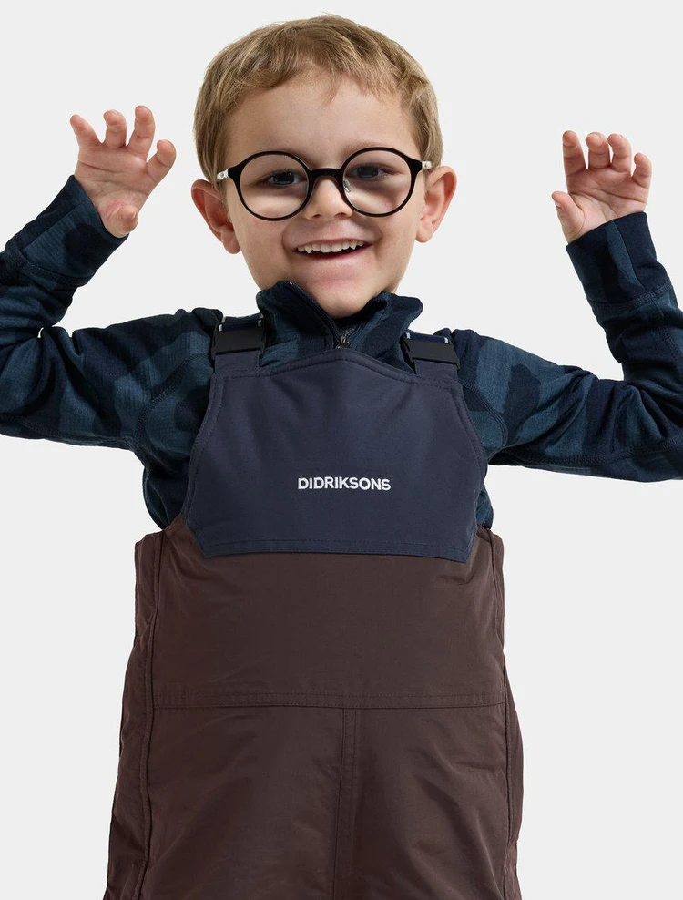 Didriksons žieminės kelnės su petnešomis BJÄRVEN K BIB PANT 3 - Shadow Brown (Išankstinis užsakymas)