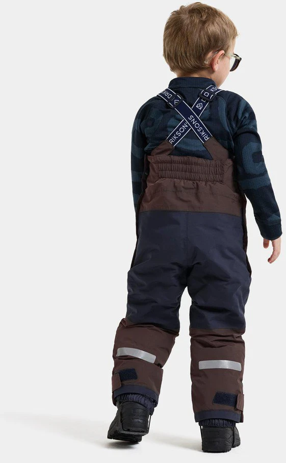 Didriksons žieminės kelnės su petnešomis BJÄRVEN K BIB PANT 3 - Shadow Brown (Išankstinis užsakymas)