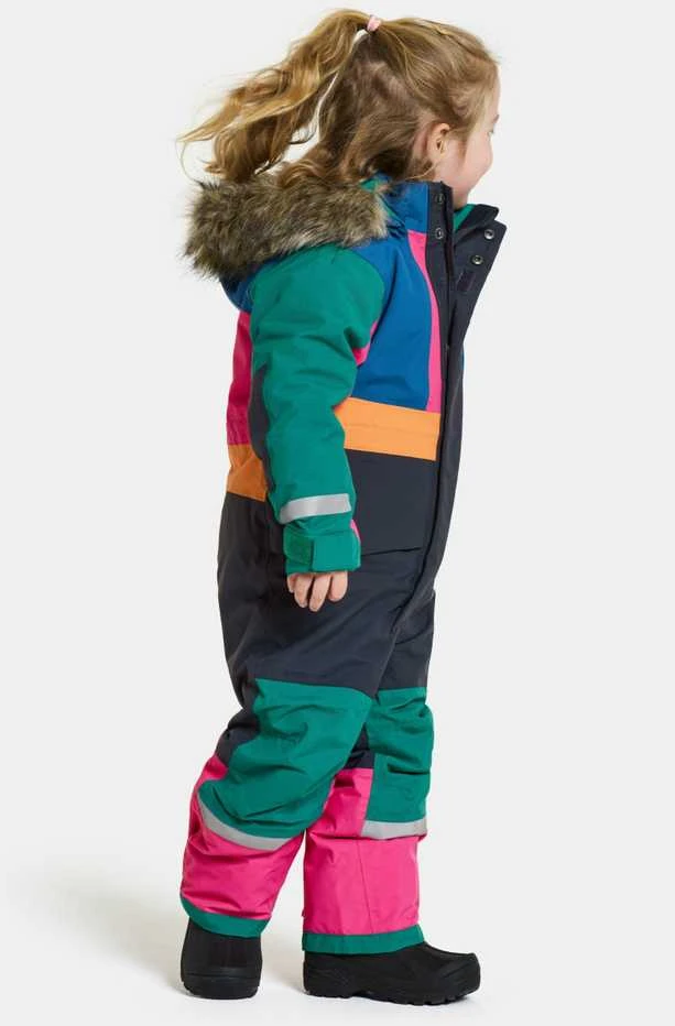 Didriksons žieminis kombinezonas - BJÖRNEN KD COV MULT2 Multi Colour Žalias (yra vietoje)