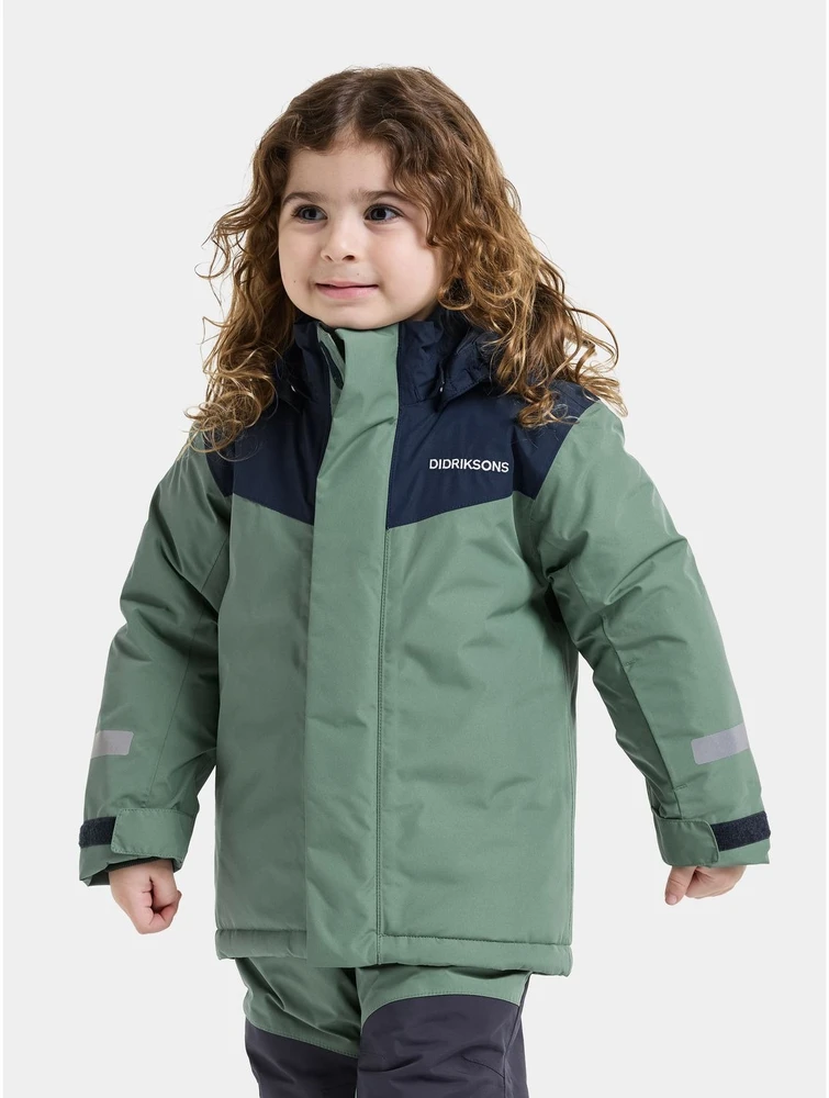 Didriksons žieminis komplektas SKARE KIDS SET 2 - Dark Moss