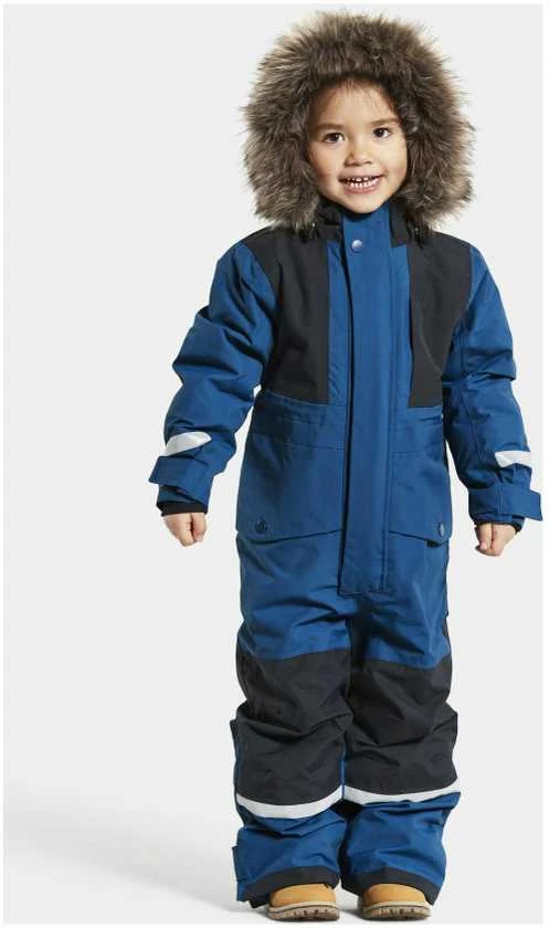 Didriksons žieminis vaikiškas kombinezonas Bjornen Kids Cover (Classic Mėlyna)