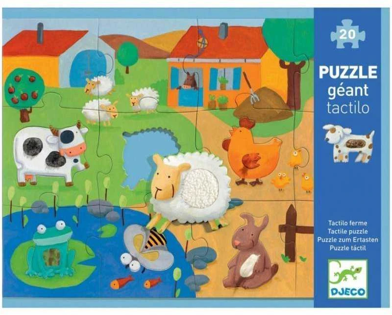Djeco Milžiniška dėlionė - Ferma (12 + 8 det.) ( DJ07117 )