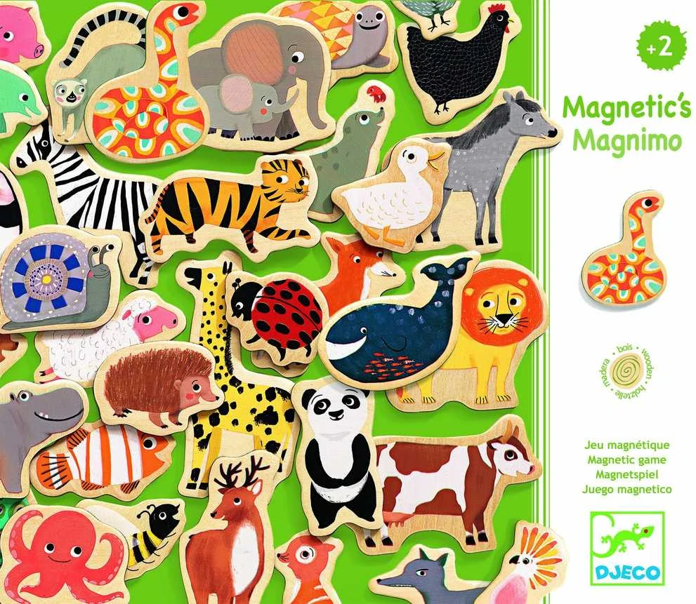 Djeco Magnetukų rinkinys - Gyvūnai (36 vnt.) ( DJ03124 )