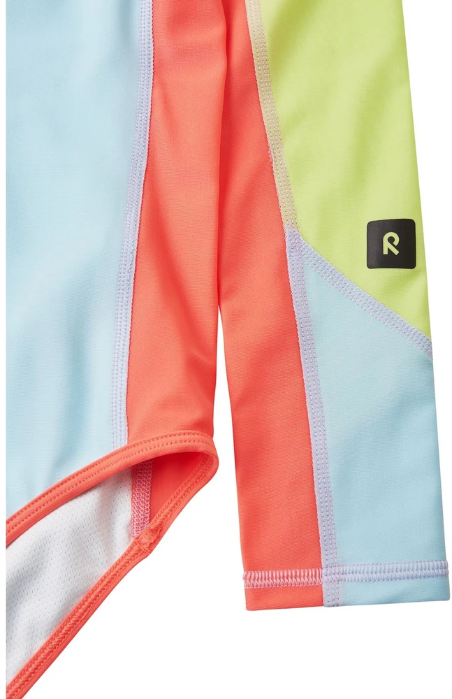 REIMA Aalloilla kelnės mergaitėms šviesiai turkio spalvos