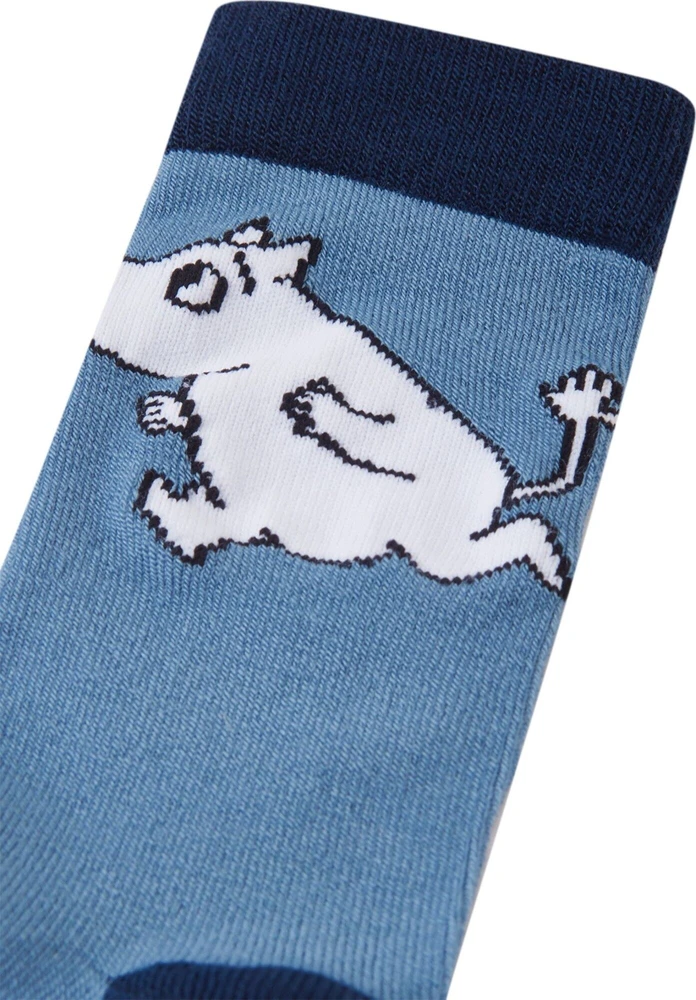 REIMA Moomin Randig mėlynos kojinės vaikams