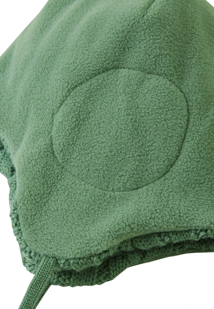 REIMA NUNAVUT merino vilnos kepurė vaikams Žalias Clay
