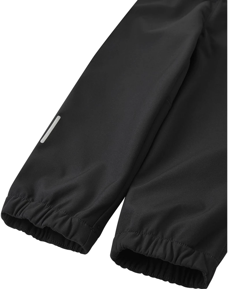 REIMA Softshell Oikotie juodos kelnės vaikams