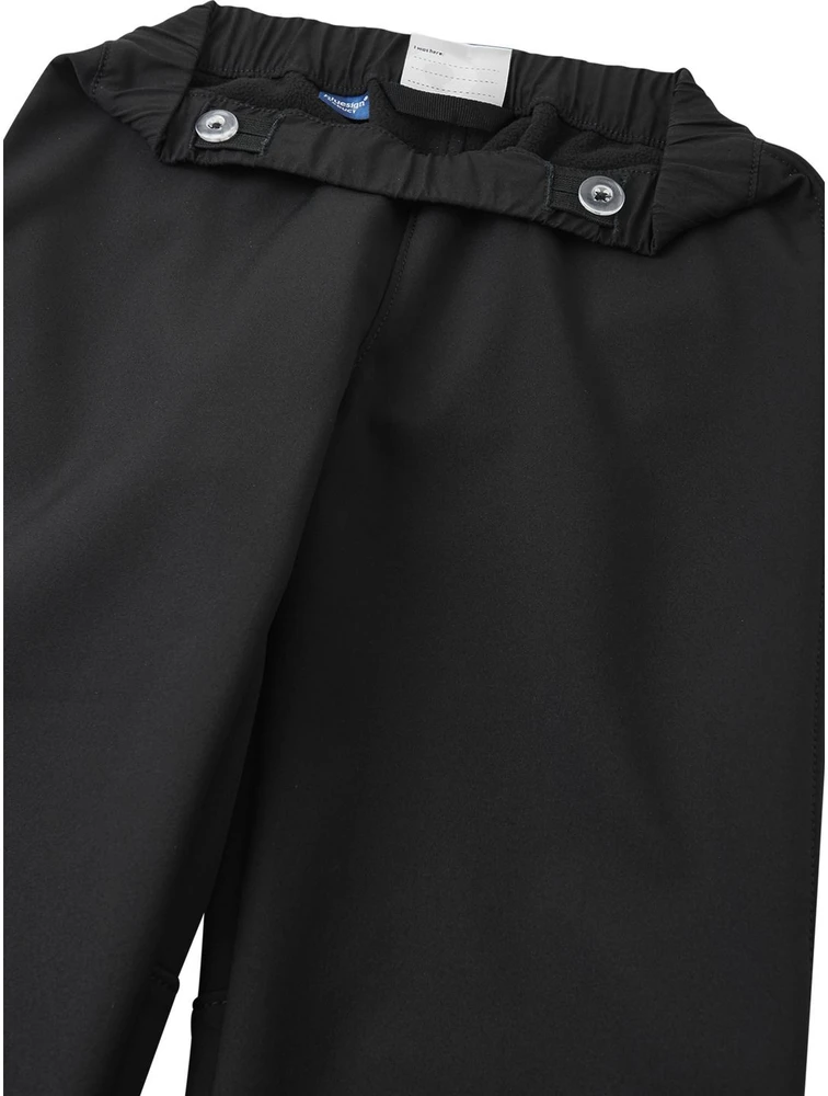 REIMA Softshell Oikotie juodos kelnės vaikams
