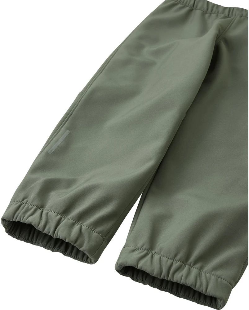 REIMA Softshell Oikotie kelnės vaikams – Greyish Žalias