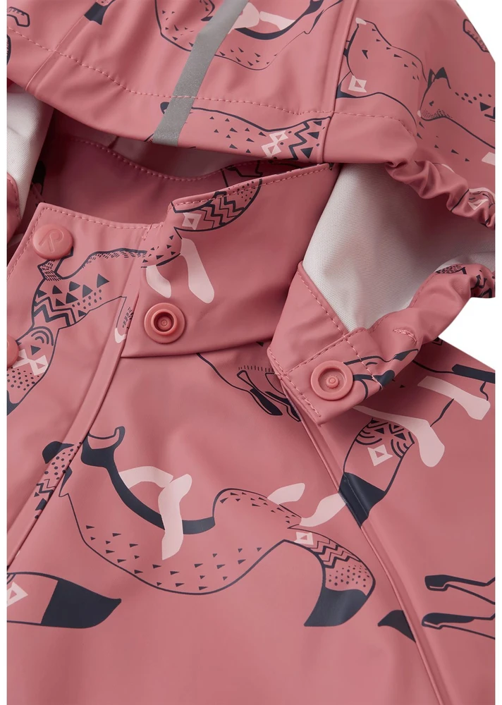 REIMA Vesi striukė vaikams Rose Blush nuo lietaus