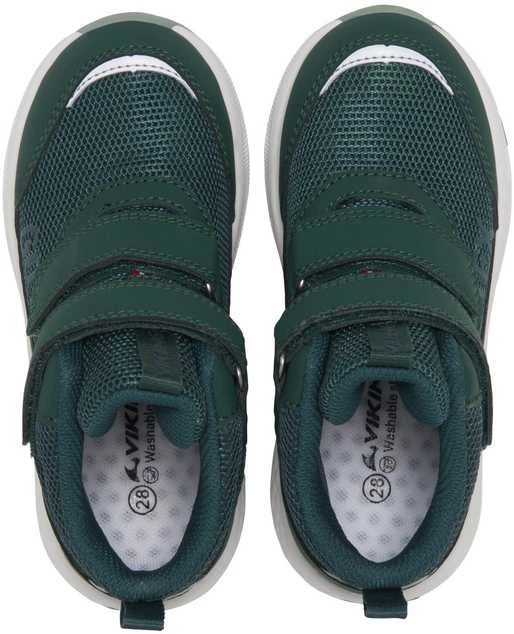 VIKING Bouncy Mid GTX 2V rudeniniai/pavasariniai batai vaikams su GORETEX – Dark Žalias