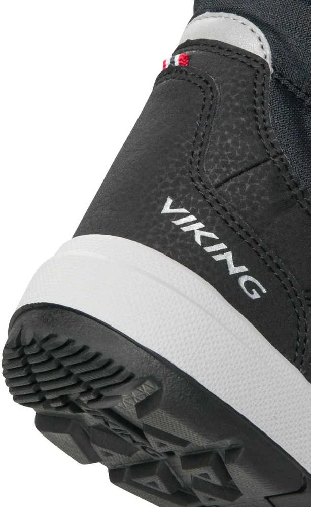 Viking Toasty Pull-on žieminai batai vaikams su GORETEX - Juodas