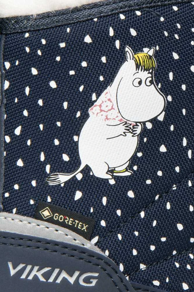 Viking Toasty Warm GTX Zip Moomin žieminai batai vaikams su GORETEX - Navy