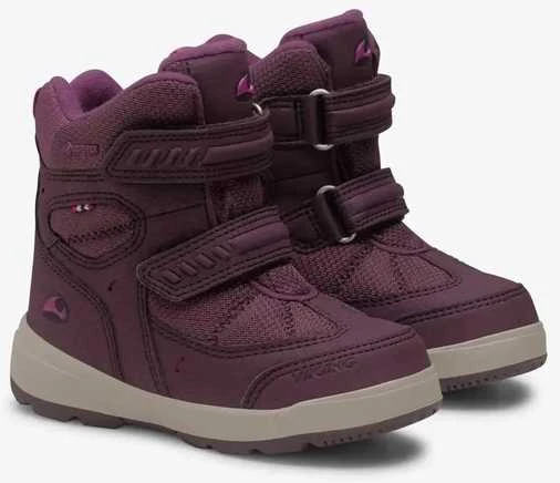 Viking Toasty Warm žieminai batai vaikams su GORETEX 2V - Wine/Burgundy