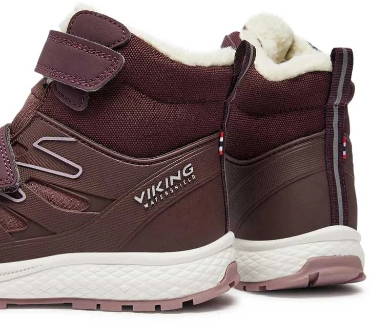 Viking žieminiai batai vaikams Equip Defence Warm WP 2V - Grape/A.Ro