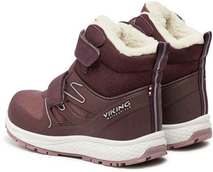 Viking žieminiai batai vaikams Equip Defence Warm WP 2V - Grape/A.Ro