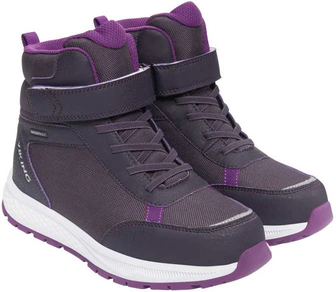 Viking žieminiai batai vaikams Equip Warm WP 1V - Aubergine/Violetinė