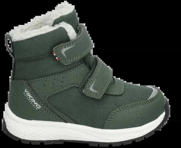 Viking žieminiai batai vaikams Equip Warm WP 2V - Pine/Juodas