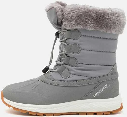 Viking žieminiai batai vaikams Equip Warm WP Zip - Pilkas