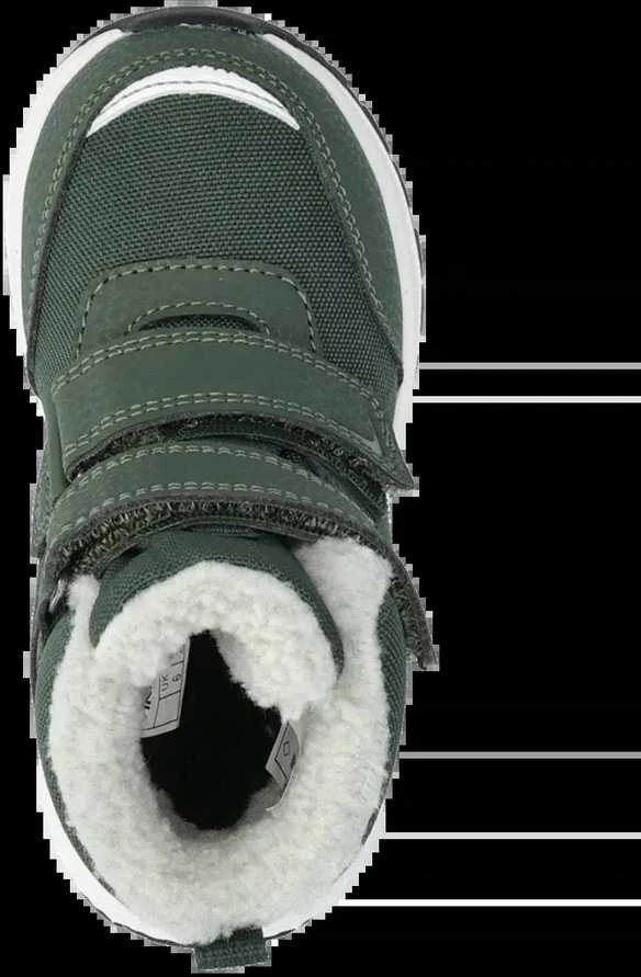 Viking žieminiai batai vaikams Equip Warm WP 2V - Pine/Juodas
