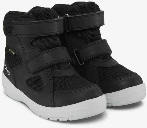 Viking žieminiai batai vaikams Fun Warm GTX 2V su GORE-TEX - Juodas