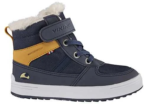 Viking žieminiai batai vaikams Lucas WP - Navy/Honey - 90600