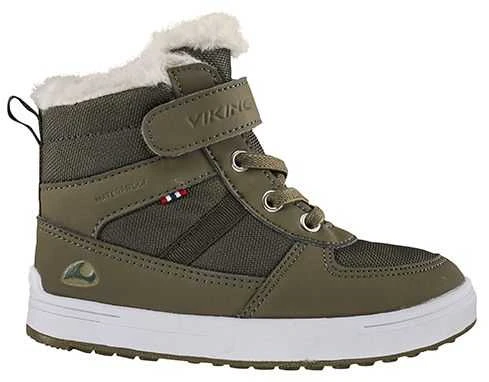 Viking žieminiai batai vaikams Lucas WP - Khaki/Hunting žalias - 90600