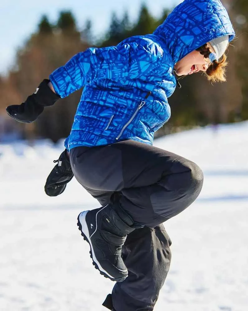 Viking žieminiai batai vaikams su GORE-TEX Beito High GTX Warm - Juodas