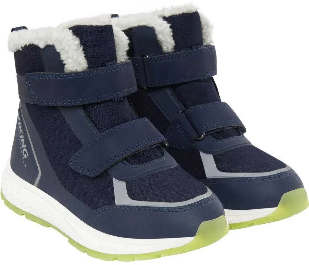 Viking žieminiai batai vaikams Viking Equip Glow Warm WP 2V - Navy