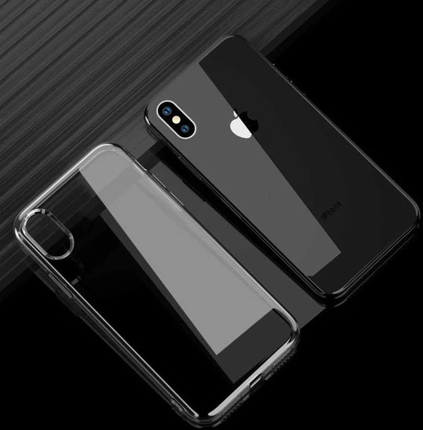 Dėklas TelForceone 1 mm plona perdanga, skirta iPhone 14 Pro 6.1 "skaidri
