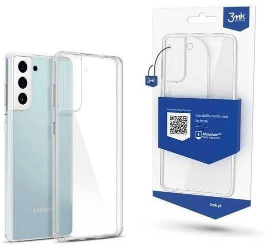 3MK ClearCase Samsung, Galaxy S21 Plus, TPU, skaidrus, skaidrus telefono dėklas