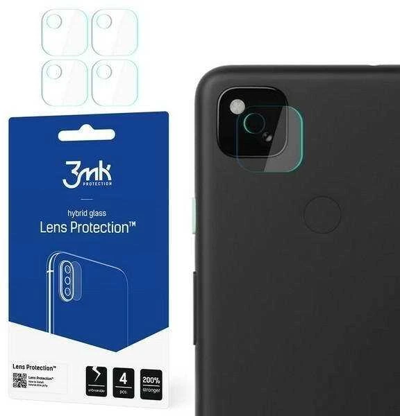 3Mk Protection 3MK LANKSČIAUS STIKLO LENŠYS GOOGLE PIXEL 4A HIBRIDINIS STIKLAS, skirtas 4 PC KAMERAI