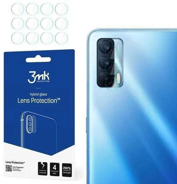 3MK FLEXIBLE GLASS LENS REALME V15 5G HYBRID GLASS FOR 4 PCS CAMERA