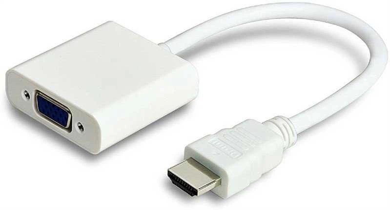 MicroConnect Adapteriai MICRO_CONNEC HDMI M, VGA F, 0.15m, baltas HDMVGA1