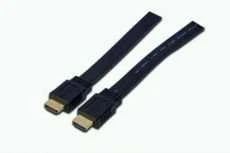 ASSMANN HDMI 1.3 High Speed connection cable, flat version, 3.0m, type A/M - type A/M, AK-330104-030-S