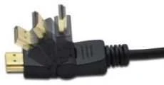 ASSMANN HDMI 1.3 High Speed connection cable, rotatable, 3.0m, type A/M - type A/M, AK-330103-030-S