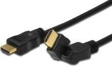 ASSMANN HDMI 1.3 High Speed connection cable, rotatable, 3.0m, type A/M - type A/M, AK-330103-030-S