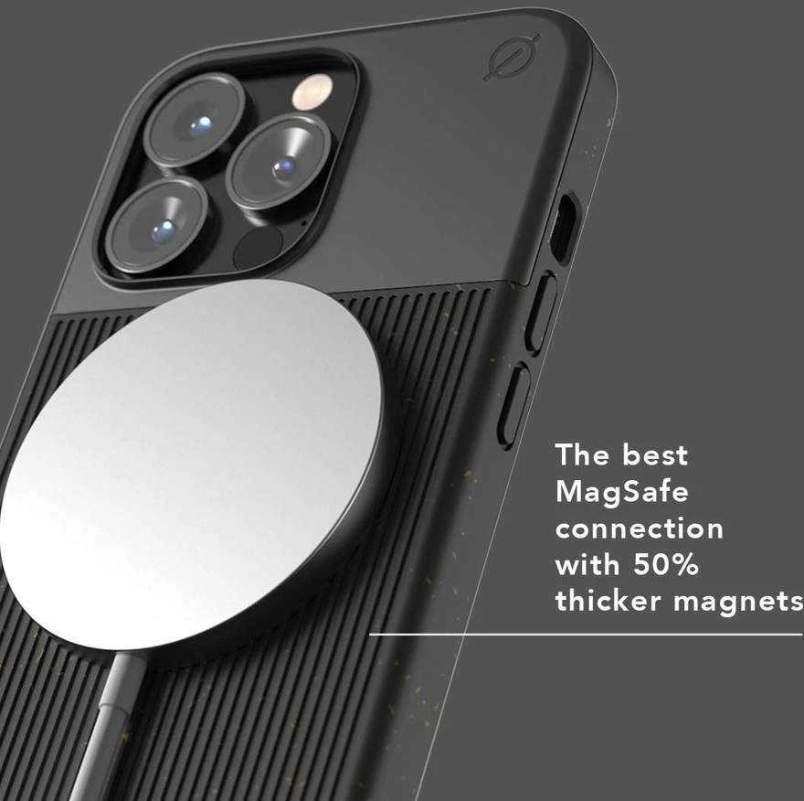 Dėklas ATOM STUDIOS CASE SPLIT WOOD FIBRE MAGSAFE IPHONE 13 PRO Juodas