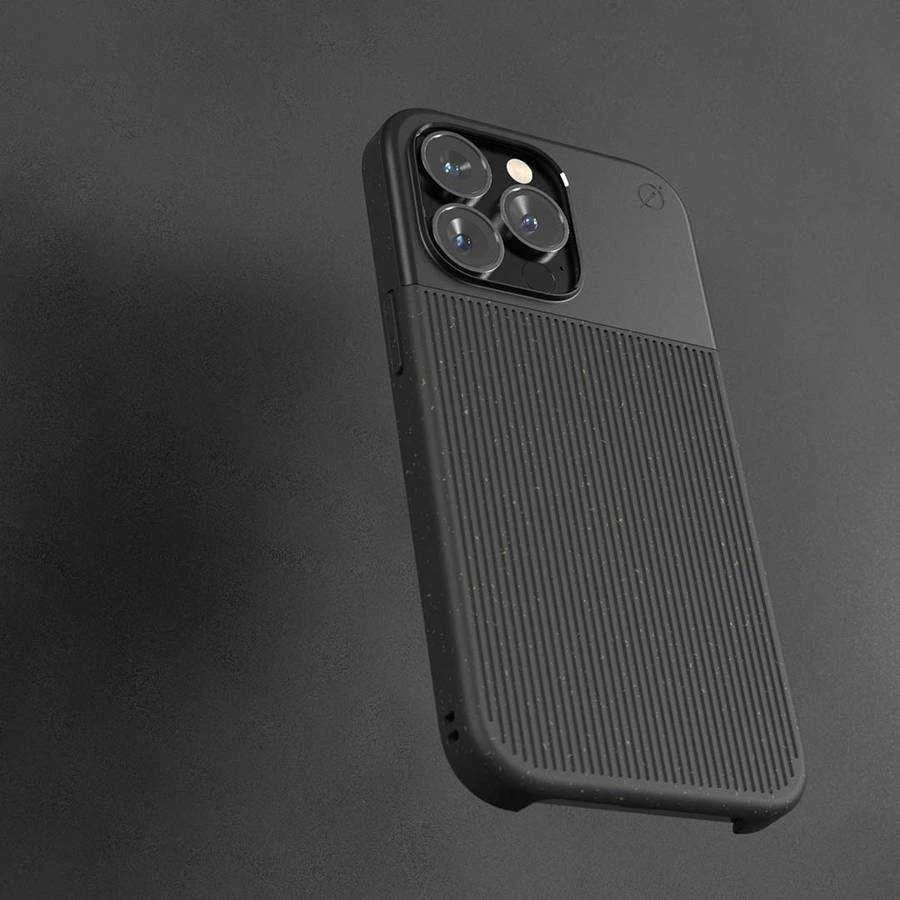 Dėklas ATOM STUDIOS CASE SPLIT WOOD FIBRE MAGSAFE IPHONE 13 PRO Juodas