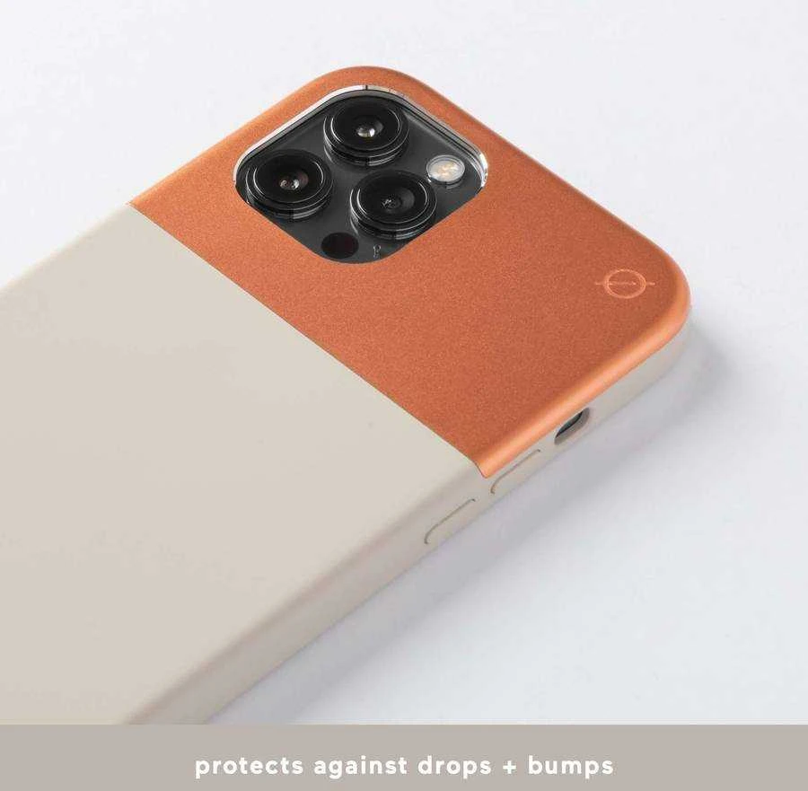ATOM STUDIOS DĖKLAS SPLIT SILICONE MAGSAFE IPHONE 12 / 12 PRO CALCIUM STONE
